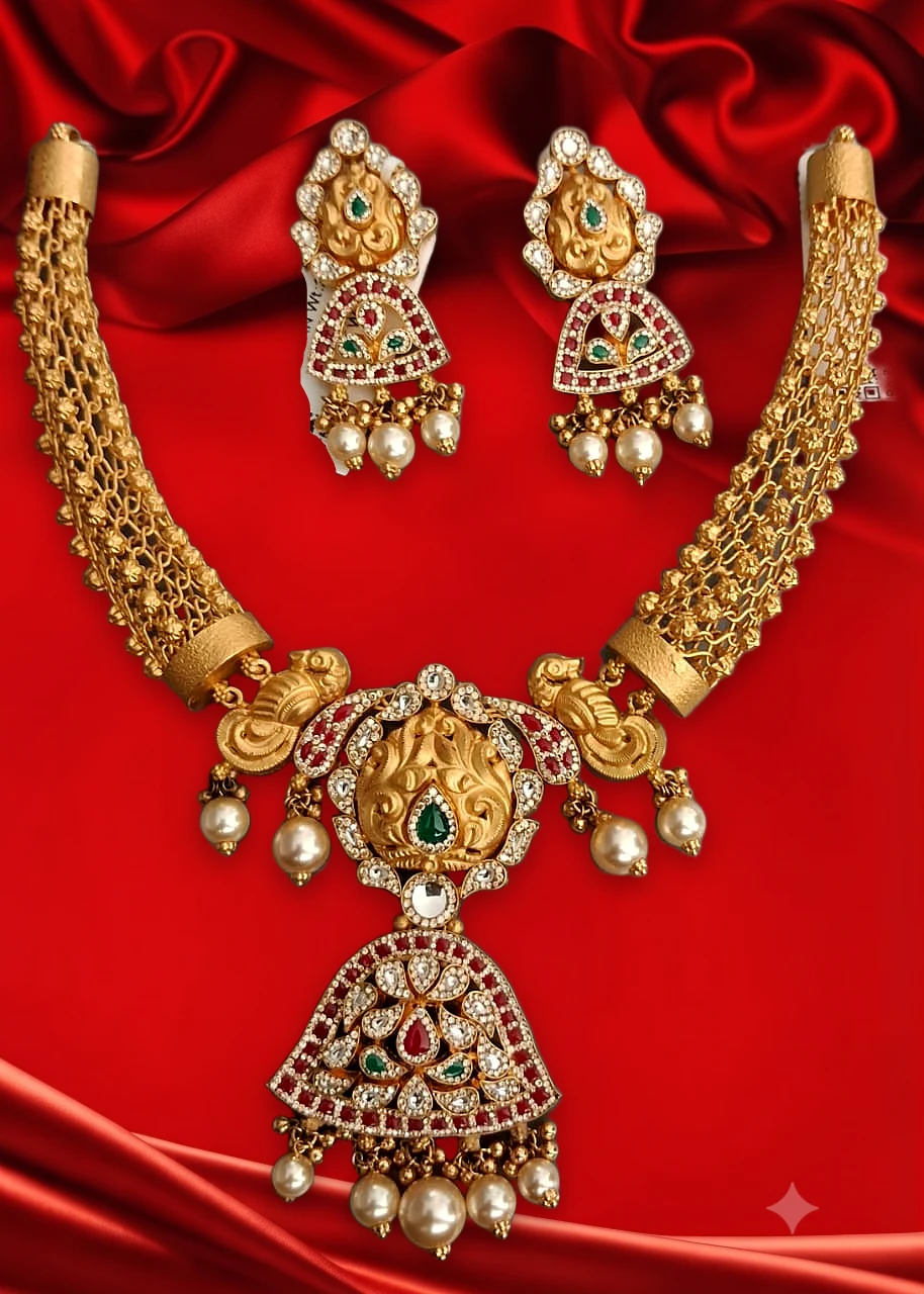 Necklace Set at Sri Vijaya Madhavi Jewellers