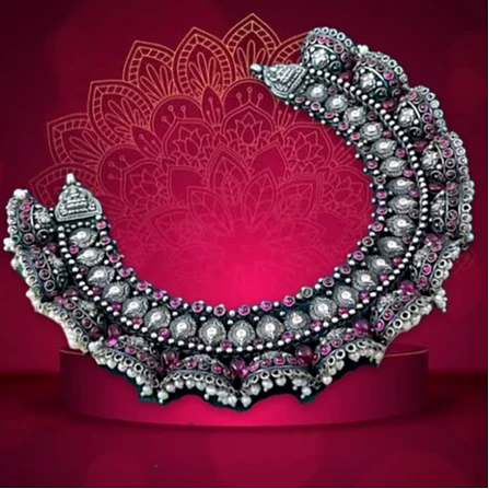 Silver Jewellery at Sri Vijaya Madhavi Jewellers