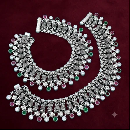 Silver Jewellery at Sri Vijaya Madhavi Jewellers