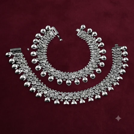 Silver Jewellery at Sri Vijaya Madhavi Jewellers